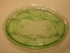 Green Royal Lace Oval Platter