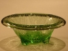 Green Royal Lace Rolled Edge Candle