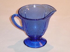 Cobalt Blue Royal Lace Creamer