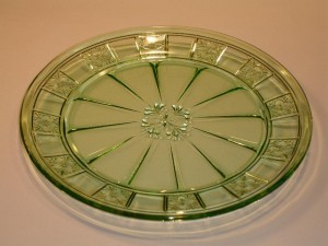 Green Doric Dinner Plate